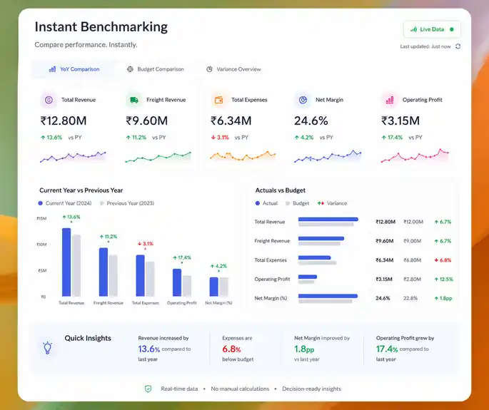 Company and Business Analysis dashboard preview