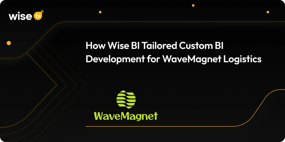 How Wise BI Tailored Custom BI Development for WaveMagnet Logistics: Enhanced Data-Driven Insights