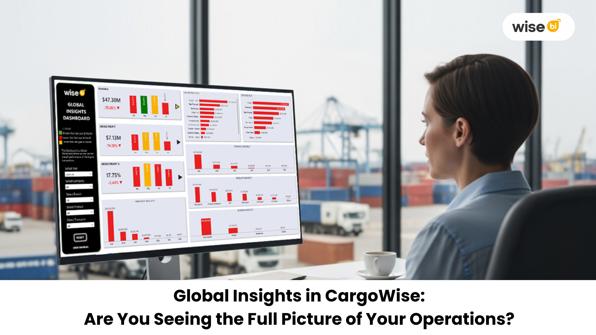 CargoWise Global Insights Dashboard - Wise BI