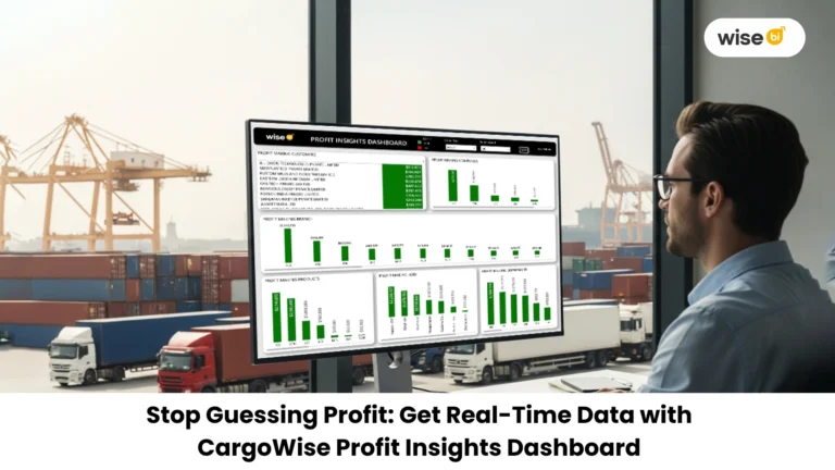 Stop Guessing Profit: Get Real-Time Data with CargoWise Profit Insights Dashboard