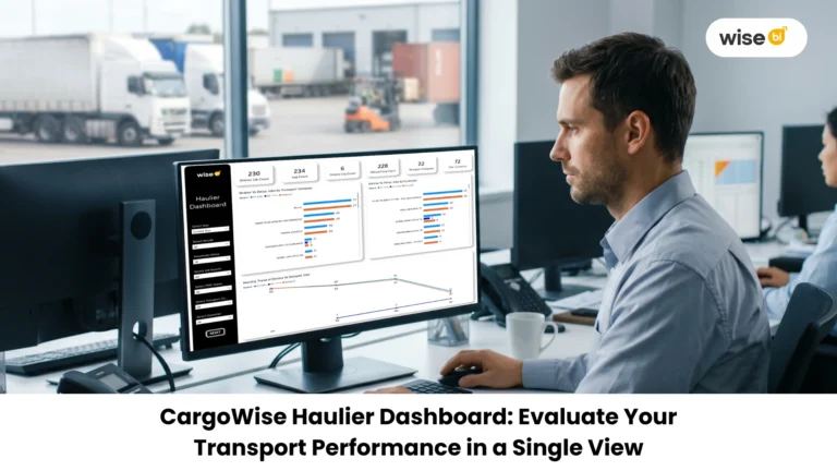 CargoWise Haulier Dashboard: Evaluate Your Transport Performance in a Single View
