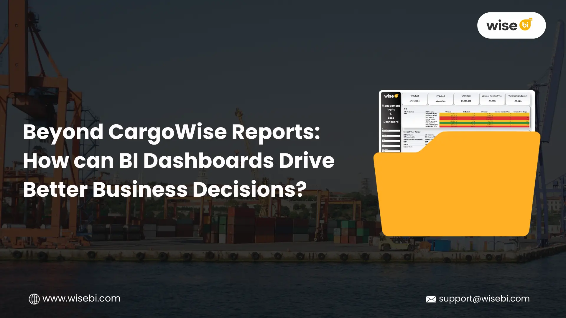 From CargoWise Reports to Smarter BI Dashboards - WiseBI