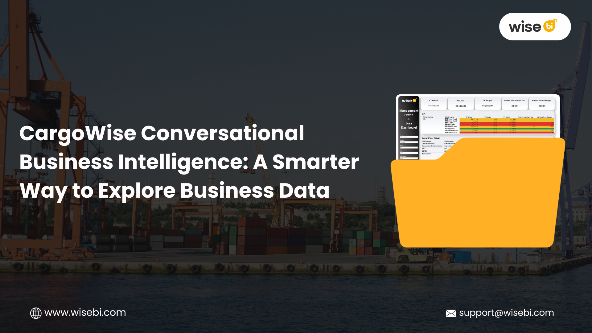 CargoWise Conversational Business Intelligence - WiseBI