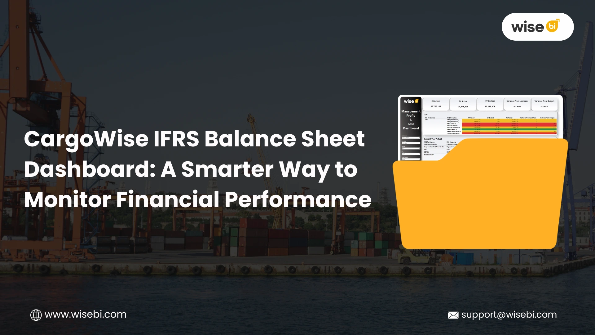 Benefits of CargoWise IFRS Balance Sheet Dashboard - WiseBI