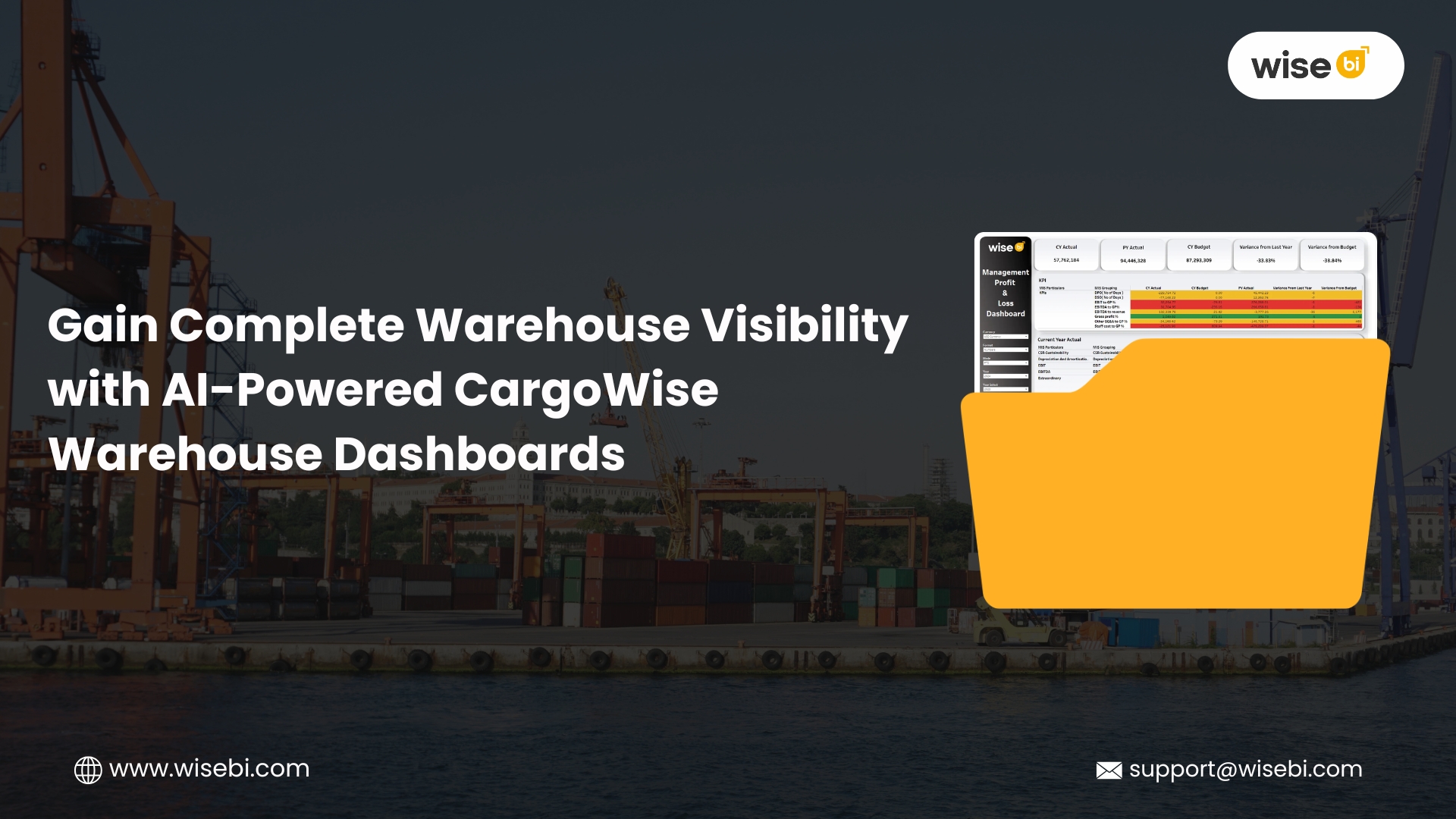 Gain Complete Warehouse Visibility with AI-Powered CargoWise Warehouse Dashboards - WiseBI