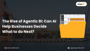 Agentic BI dashboard using AI to analyse business data, identify trends, recommend next steps, and support data driven decision making for logistics businesses - WiseBI